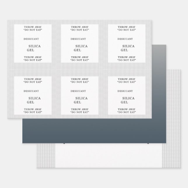 Papier d'emballage Silica Gel Pack (Lot)