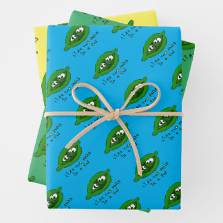 Papier d'emballage Two Peas In A Pod