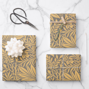 Papier d'emballage William Morris luckspur adapté