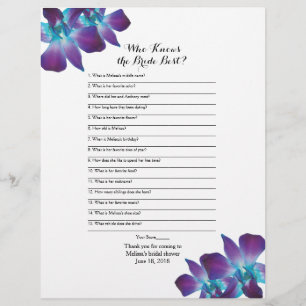 Papier Dendrobium Orchid Bride meilleur jeu de Fête des m