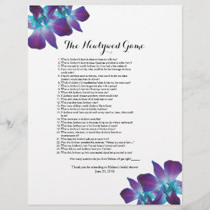 Papier Dendrobium Orchid Jeu de Fête des mariées nouvelle
