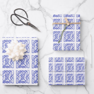 Papier d'enrobage à feuilles plates VIOLET CELTIC 