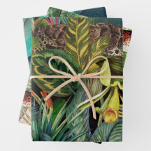 Papier d'enrobage de jungle