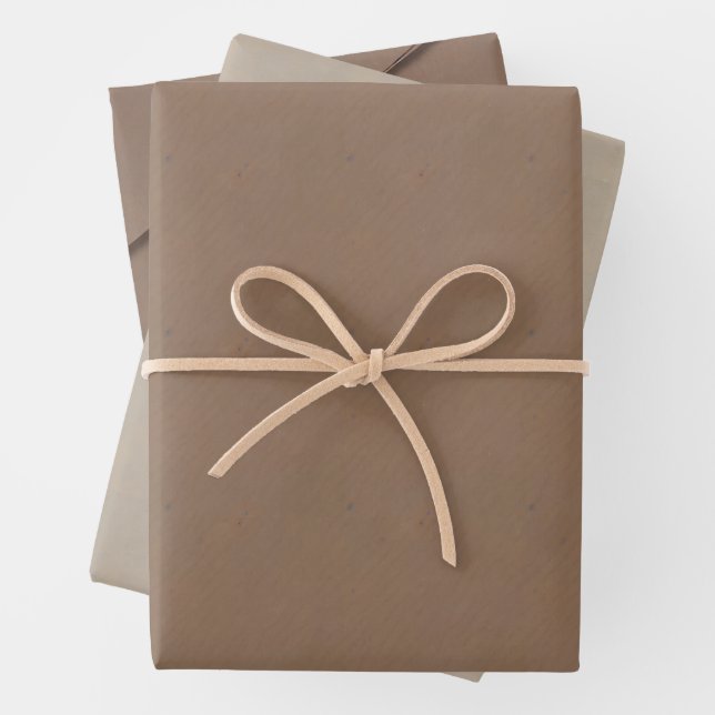 Papier d'enveloppement Brown traditionnel (En situation)