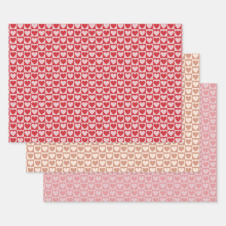 Papier d'enveloppement cardiaque en carton - rose 