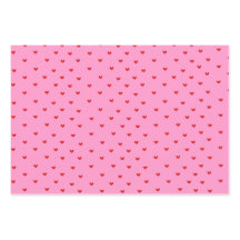 Papier d'enveloppement cardiaque romantique