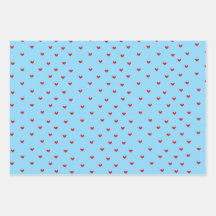 Papier d'enveloppement cardiaque romantique