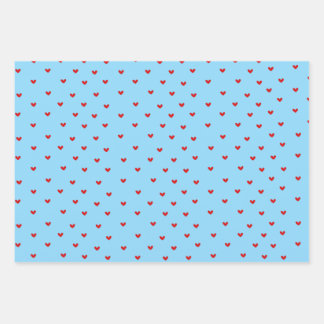 Papier d'enveloppement cardiaque romantique