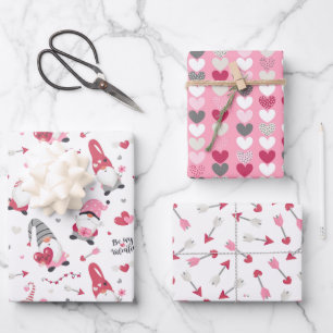 Papier d'enveloppement cardiaque Valentine Gnome E