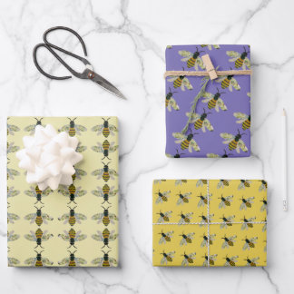 Papier d'enveloppement d'abeilles