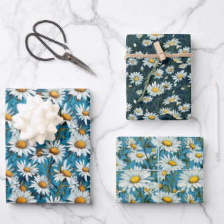 Papier d'enveloppement Daisy Dreams