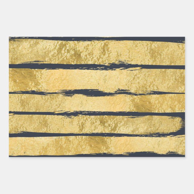 Papier d'enveloppement de brosse à pinceau OR MARI (Devant)