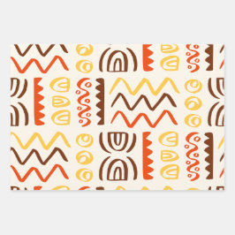 Papier d'enveloppement de cadeaux d'Afrique