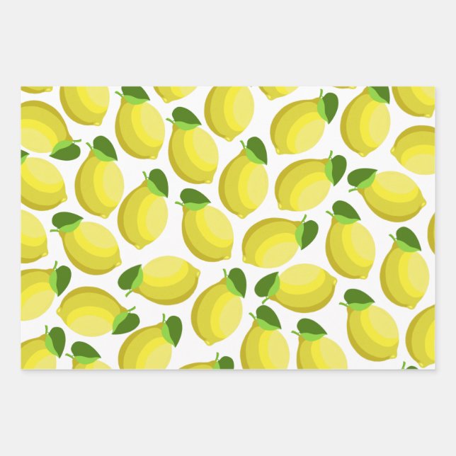 Papier d'enveloppement de citrons (Devant 3)