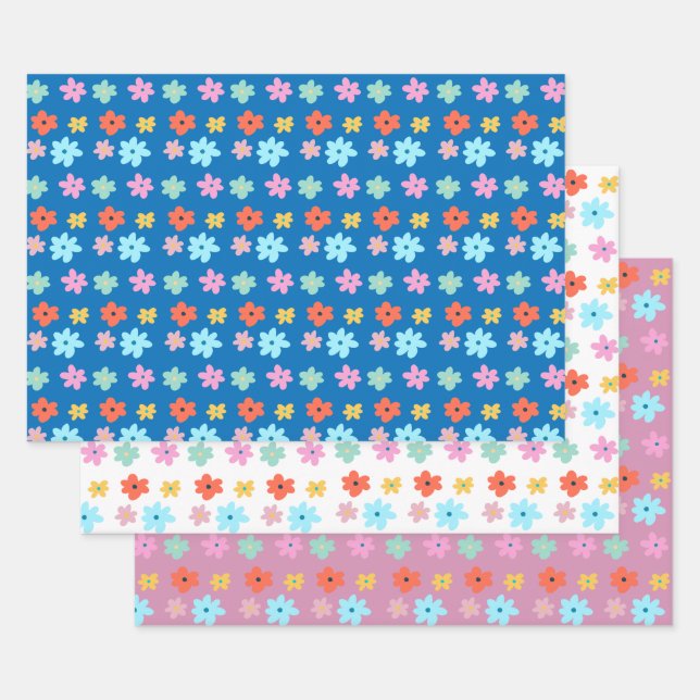 Papier d'enveloppement de fleurs lunaires (Lot)