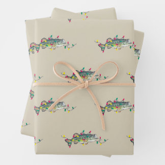 Papier d'enveloppement de Noël de basse