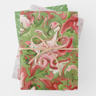 Papier d'enveloppement de Noël de peinture - Whims