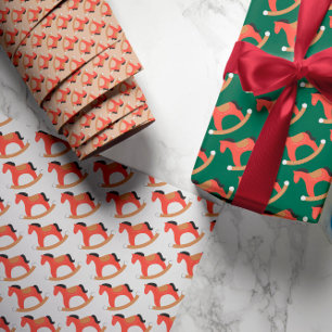 Papier d'enveloppement de Noël festif