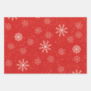 Papier d'enveloppement de Noël Jeu de 3 feuilles p
