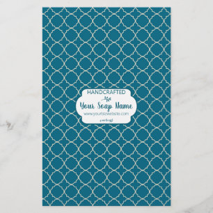 Papier d'enveloppement de savon de conception Quat
