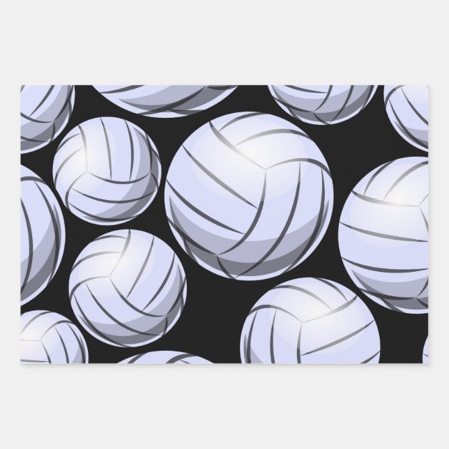 Papier d'enveloppement de volley-ball (Devant)