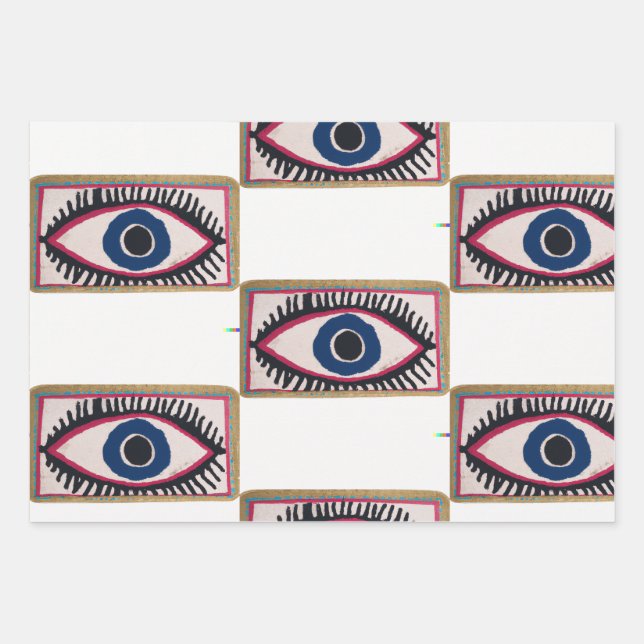 Papier d'enveloppement des yeux (Devant)
