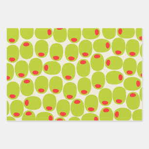 Papier d'enveloppement d'olives mignonnes