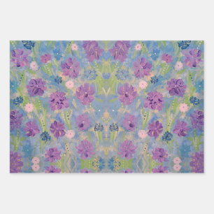 Papier d'enveloppement floral Bouquet de printemps