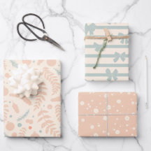 Papier d'enveloppement moderne de Noël