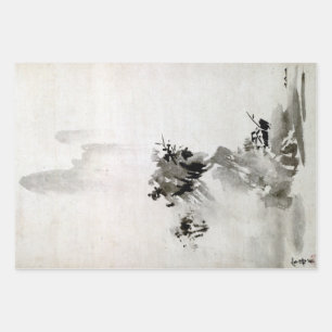 Papier d'enveloppement paysager Sesshu Toyo Haboku