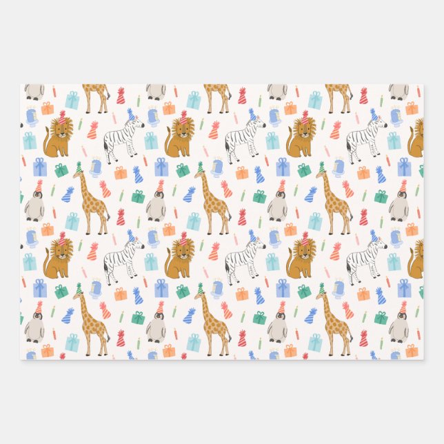 Papier d'enveloppement pour animaux de fête (Devant)