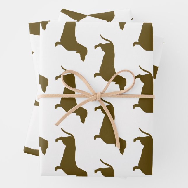 Papier d'enveloppement pour chien de saucisse de D (En situation)