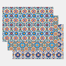 Papier d'enveloppement Talavera mexicain