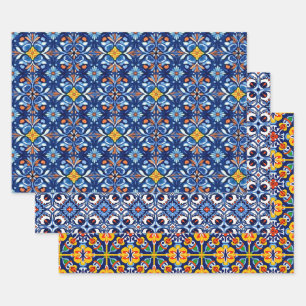 Papier d'enveloppement Talavera mexicain