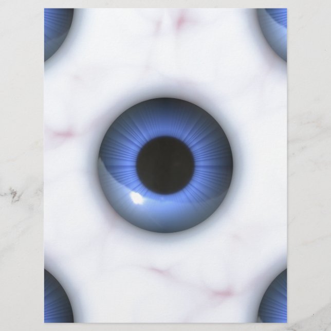Papier déplaisants yeux bleus (Devant)