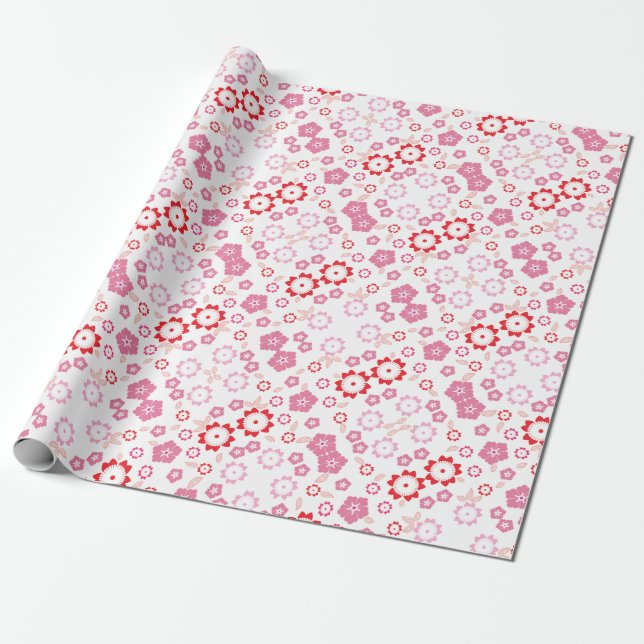 Papier des Geschenks druckt cherry blossom Sakura Geschenkpapier (Ungerollt)
