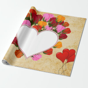 papier des Geschenks Tag von San Valentín Geschenkpapier