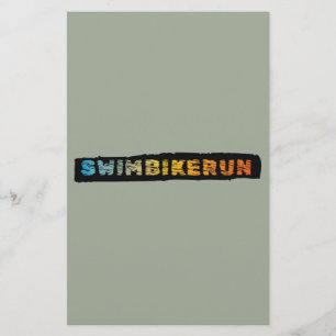 Papier Design Cool de triathlon