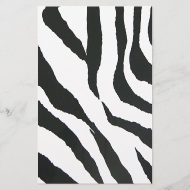 Papier design d'impression zèbre (Devant)