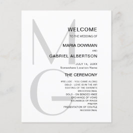 Papier Design minimaliste. Mariage de monogramme de typog