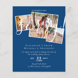 Papier DÉSOLÉ ! Report de mariage Changement de date PHOT