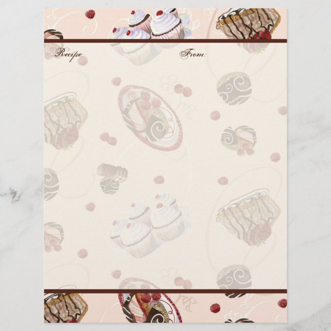 Papier Desserts de Sinful Mariage nuptiale Recette de cad (Devant)