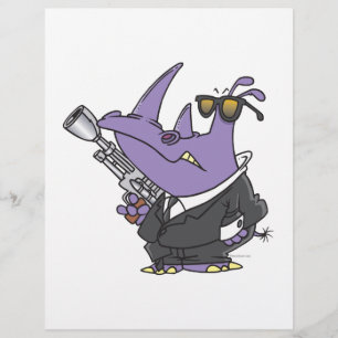 Papier dessin de l'agent secret rhino espion
