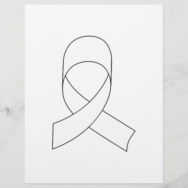 Papier Dessin de ruban blanc (Devant)