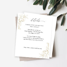 Papier Détails de la florale à revêtement or budget