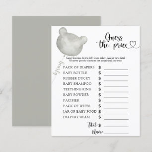 Papier Devine le prix ! Jeu
