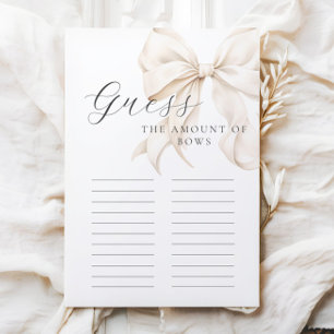 Papier Devinez combien de Baby showers Jar Jeu