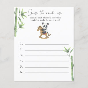 Papier Devinez la douceur du jeu - Baby shower