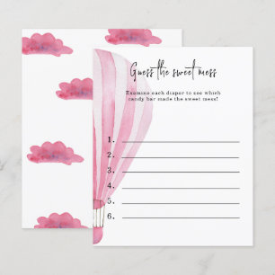 Papier Devinez le gâchis sucré - jeu de baby shower