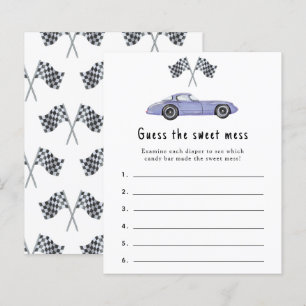Papier Devinez le gâchis sucré - jeu de baby shower de co